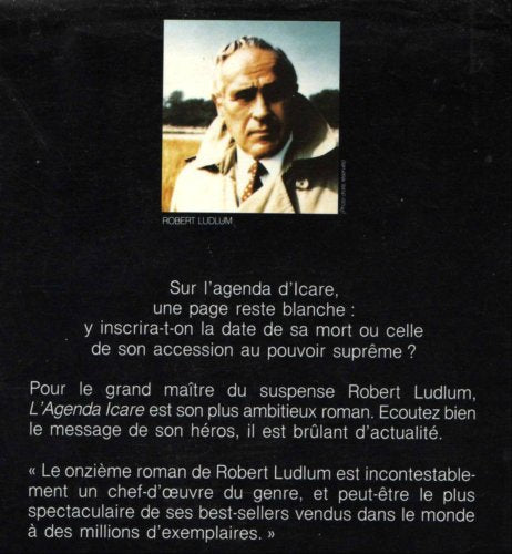 Livre L'agenda Icare (Robert Ludlum) (Livre d'occasion) - ISBN 2724250427