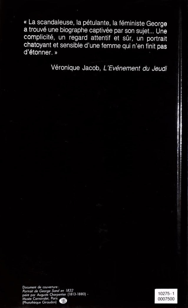 Livre George Sand : La lune et les sabots - Huguette Bouchardeau (Livre d'occasion) - ISBN 272426...
