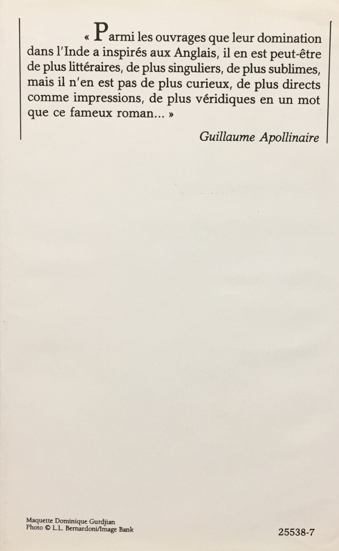 Livre Les Indes très galantes - Charles Devereux (Livre d'occasion) - ISBN 2724269551