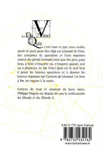Livre Da Vinci quiz - Philippe Dupuis (Livre d'occasion) - ISBN 2732434167
