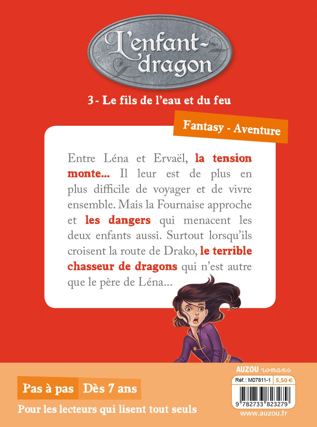 Livre L'enfant-dragon # 3 : Le fils de l'eau et du feu (Éric Sanvoisin, Jérémie Fleury) (Livre...