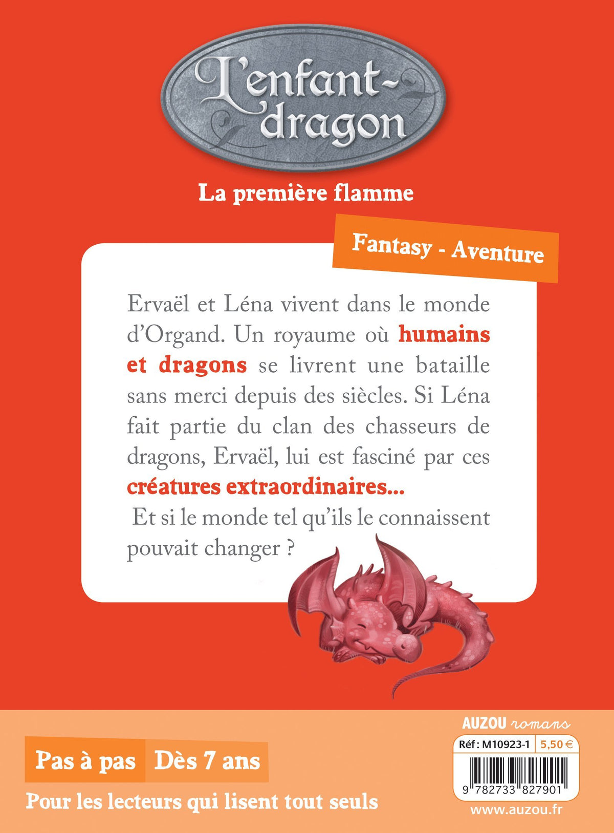Livre L'enfant-dragon # 1 : La première flamme (Éric Sanvoisin, Jérémie Fleury) (Livre...
