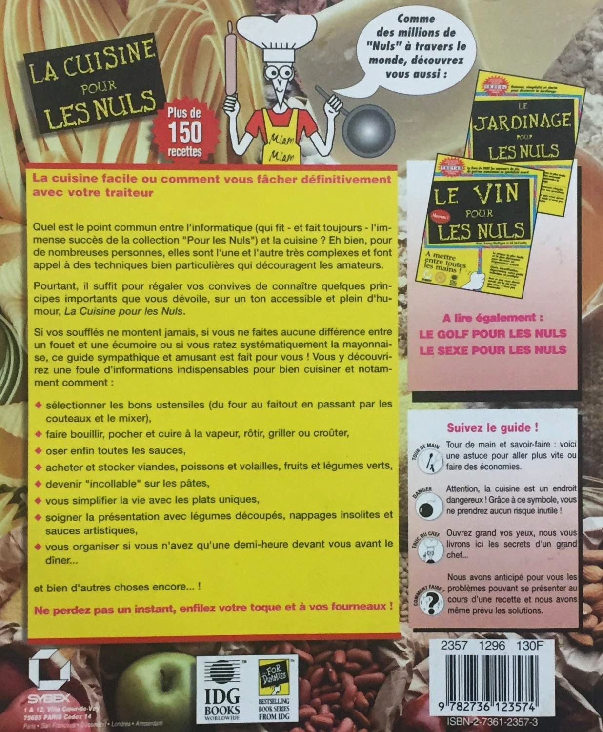 Livre La cuisine pour les nuls (Livre d'occasion) - ISBN 2736123573