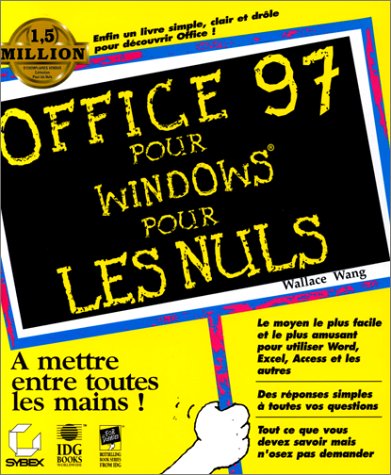 Livre Office 97 pour Windows pour les nuls (Livre d'occasion) - ISBN 2736124049