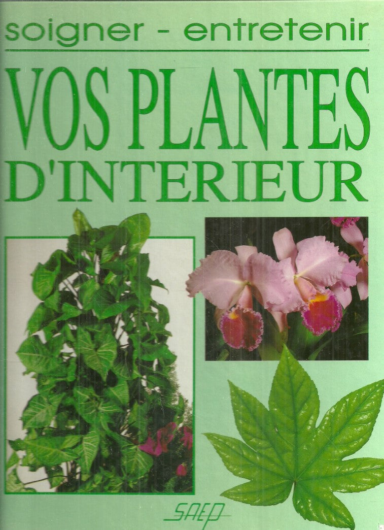 Livre Soigner - Entretenir : Vos plantes d'intérieur - Collectif (Livre d'occasion) - ISBN 273723...