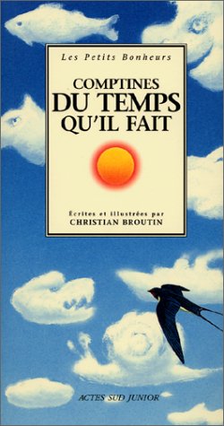 Livre Comptines du temps qu'il fait - Christian Boutin (Livre d'occasion) - ISBN 2742729437