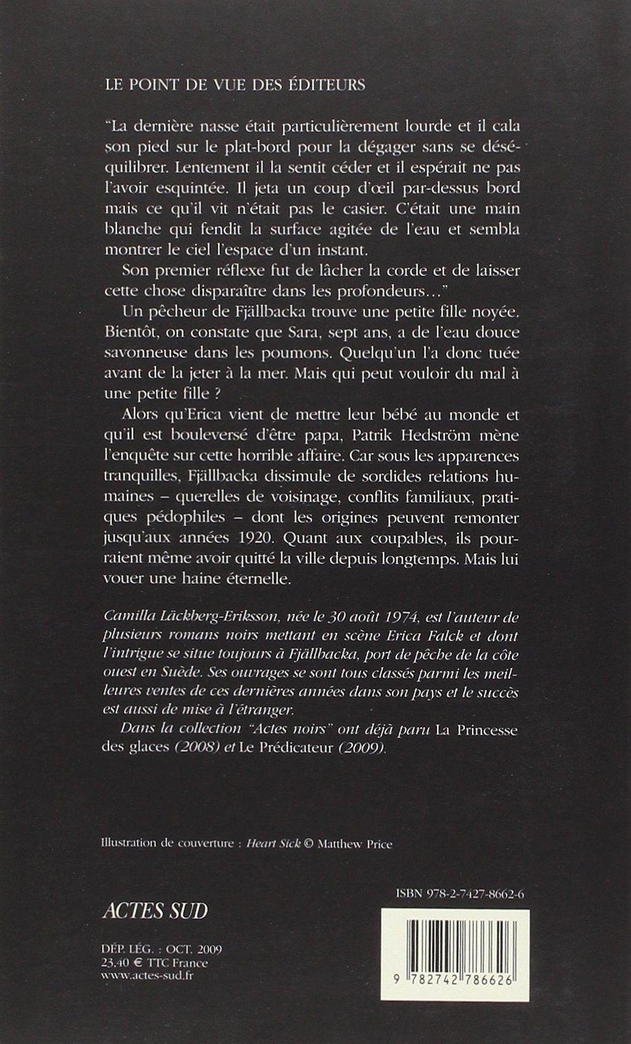 Livre Le tailleur de pierre (Camilla Läckberg) (Livre d'occasion) - ISBN 2742786627