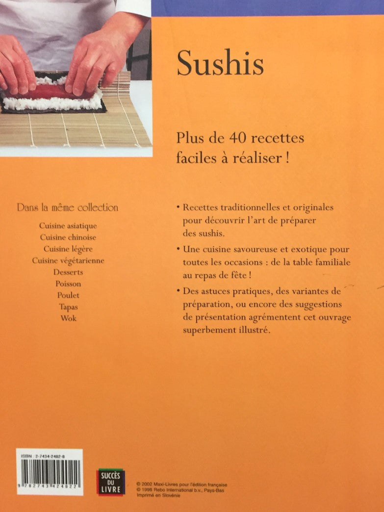Livre Sushis (Livre d'occasion) - ISBN 2743424028