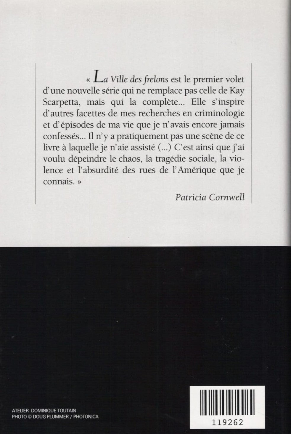 Livre La ville des frelons (Patricia Cornwell) (Livre d'occasion) - ISBN 2744124966