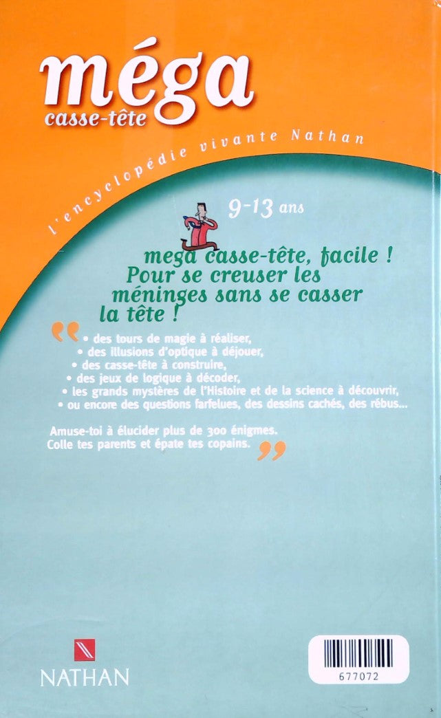 Livre Méga casse-tête : L'encyclopédie vivante Nathan - Collectif (Livre d'occasion) - ISBN 27441...