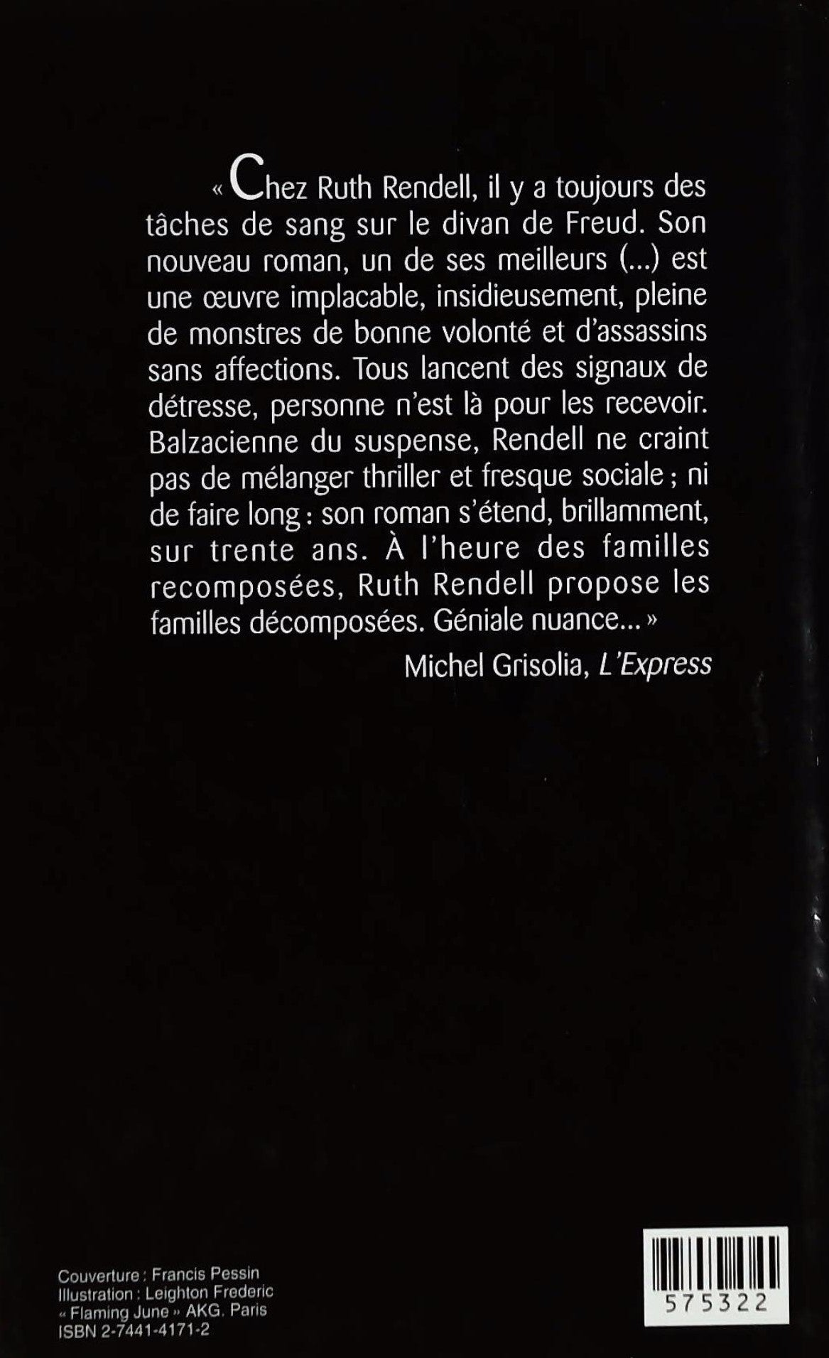 Livre Sage comme une image - Ruth Rendell (Livre d'occasion) - ISBN 2744141712