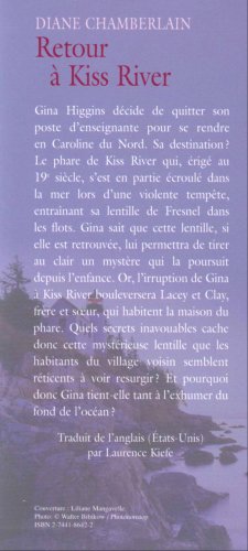 Livre Retour à Kiss River - Diane Chamberlain (Livre d'occasion) - ISBN 2744186422