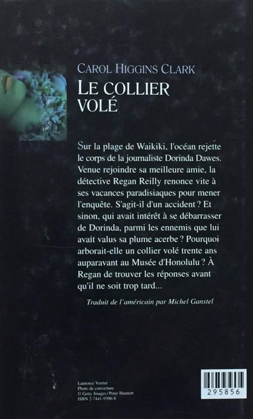 Livre Le collier volé - Carol Higgins Clark (Livre d'occasion) - ISBN 2744193968