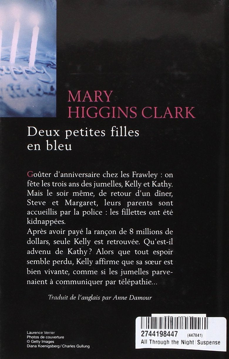 Livre Deux petites filles en bleu - Mary Higgins Clark (Livre d'occasion) - ISBN 2744198447