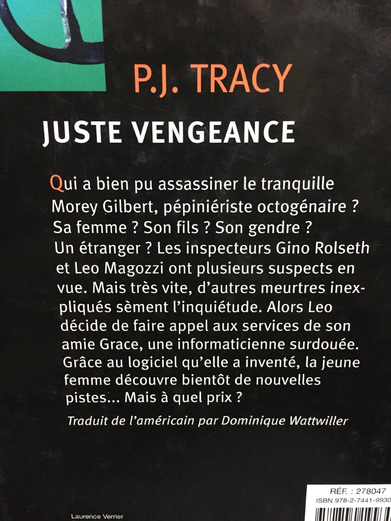 Juste vengeance (P.J. Tracy)