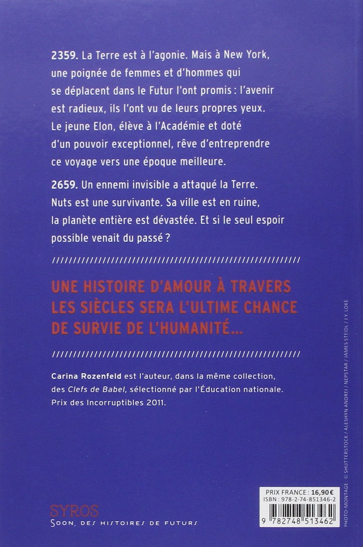 Livre Les sentinelles du futur - Carina Rozenfeld (Livre d'occasion) - ISBN 2748513460
