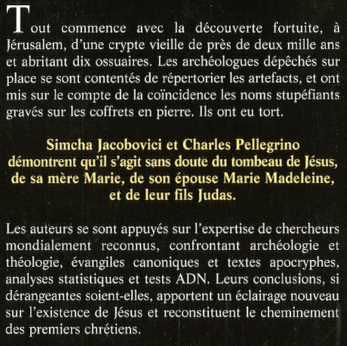 Le tombeau de Jésus (Simcha Jacobovici)