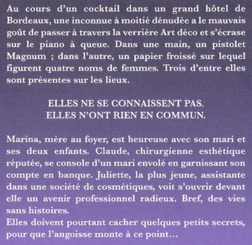Livre Suspectes : chaque femme a un secret - Malika Fersjoukh (Livre d'occasion) - ISBN 2749906733