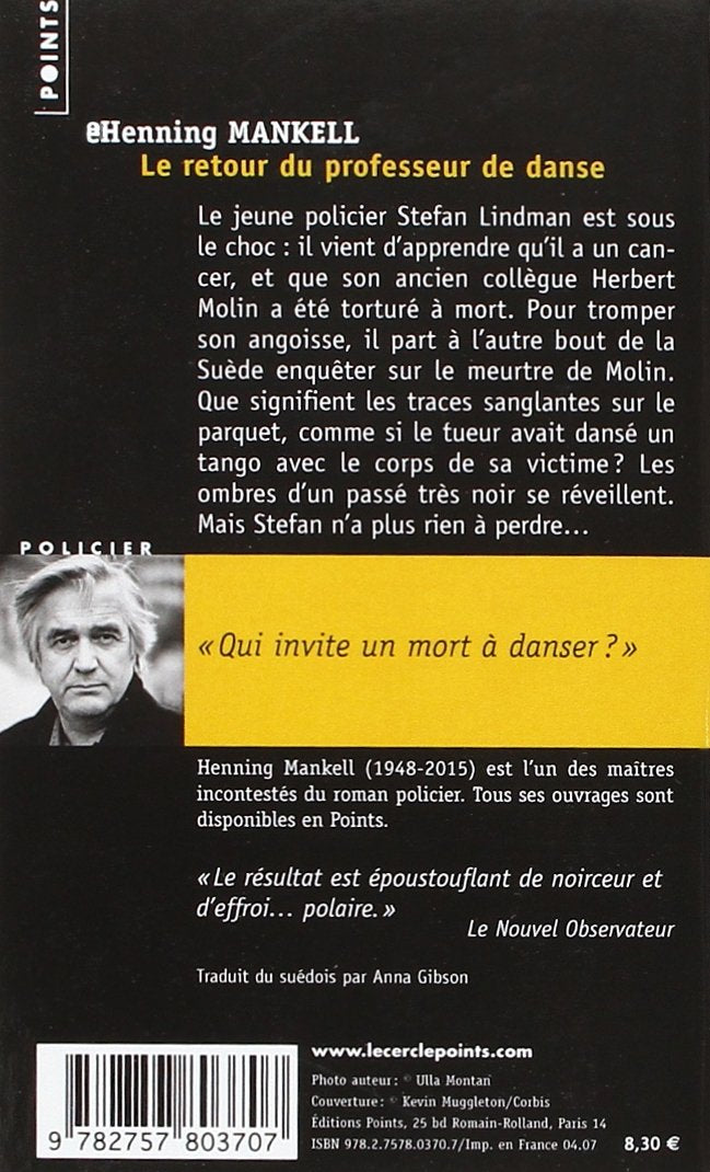 Livre Le retour du professeur de danse (Henning Mankell) (Livre d'occasion) - ISBN 2757803700