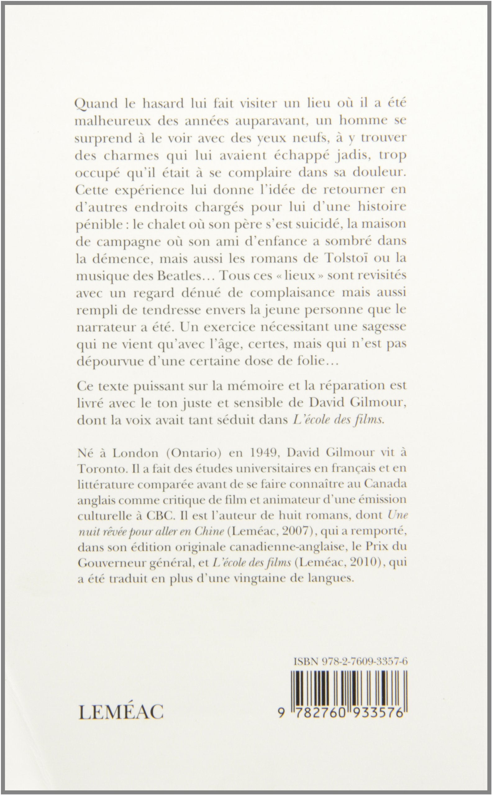 Livre Le juste retour des choses - David Gilmour (Livre d'occasion) - ISBN 2760933571