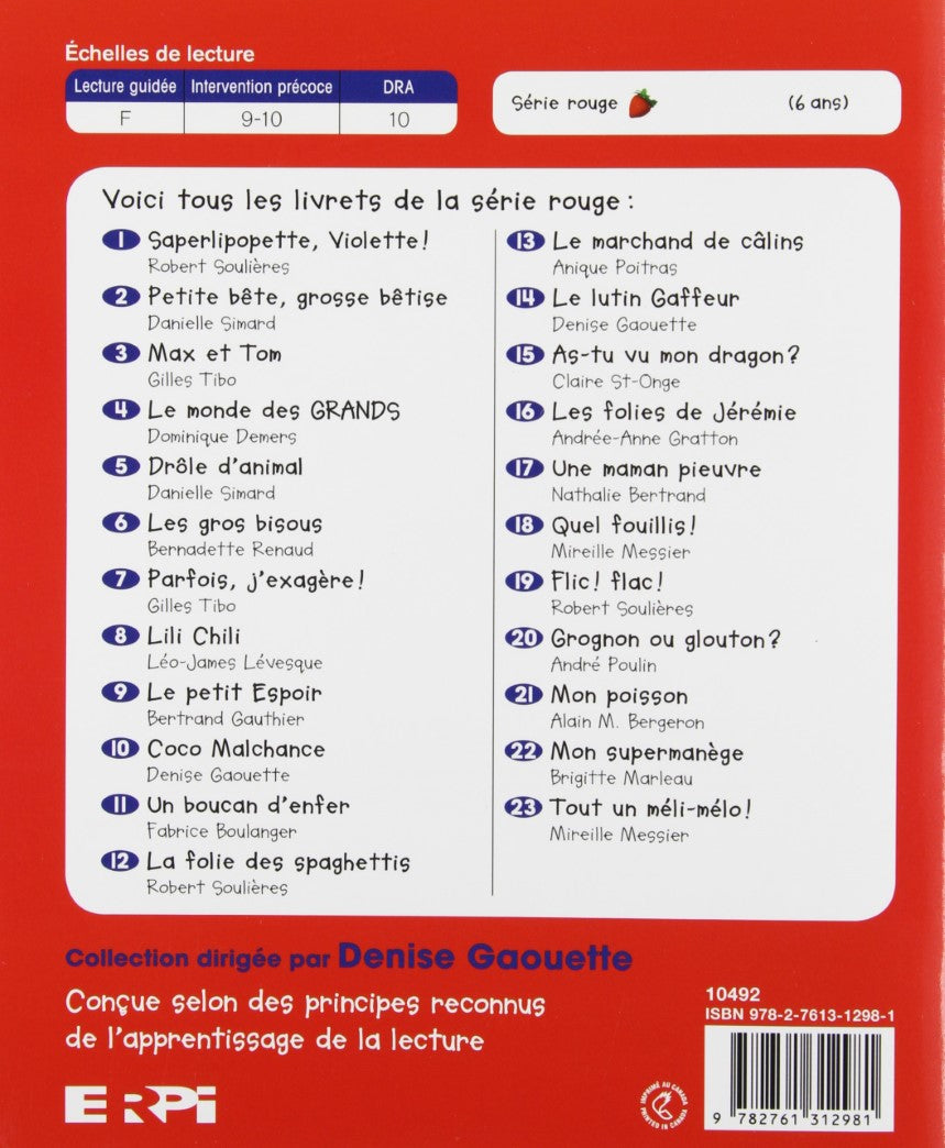 Livre Saperlipopette, Violette ! - Diane Blais (Livre d'occasion) - ISBN 2761312988