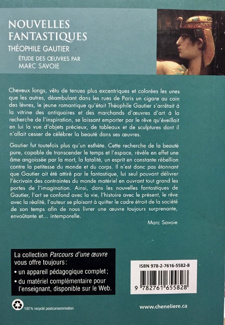 Livre Nouvelles fantastiques - Théophile Gautier (Livre d'occasion) - ISBN 2761655826