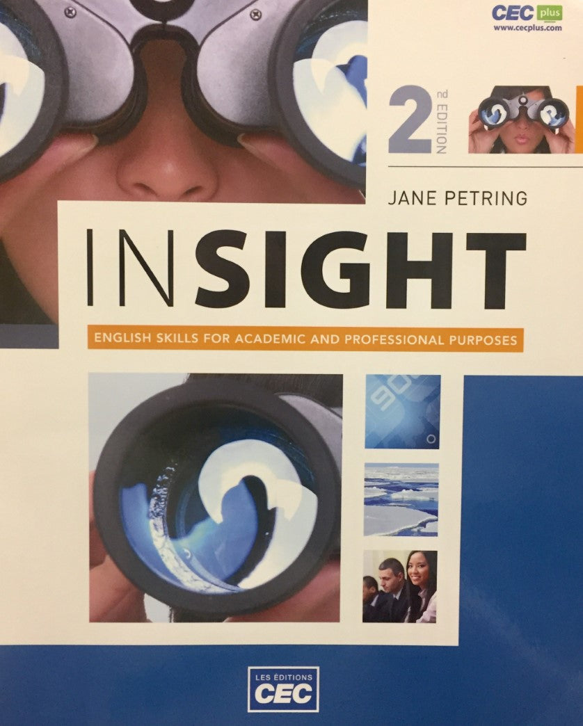 Livre Insight : English Skills for Academic and Professional Purpose - Jane Petring (Livre neuf) ...