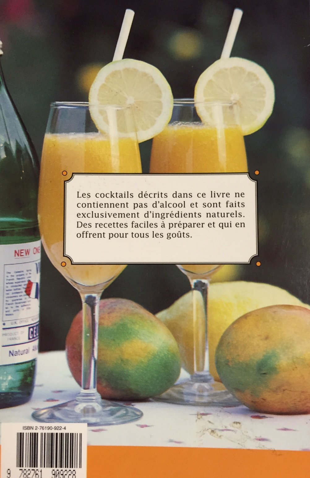 Livre Cocktails de fruits non-alcoolisés - Lorraine Whiteside (Livre d'occasion) - ISBN 2761909224