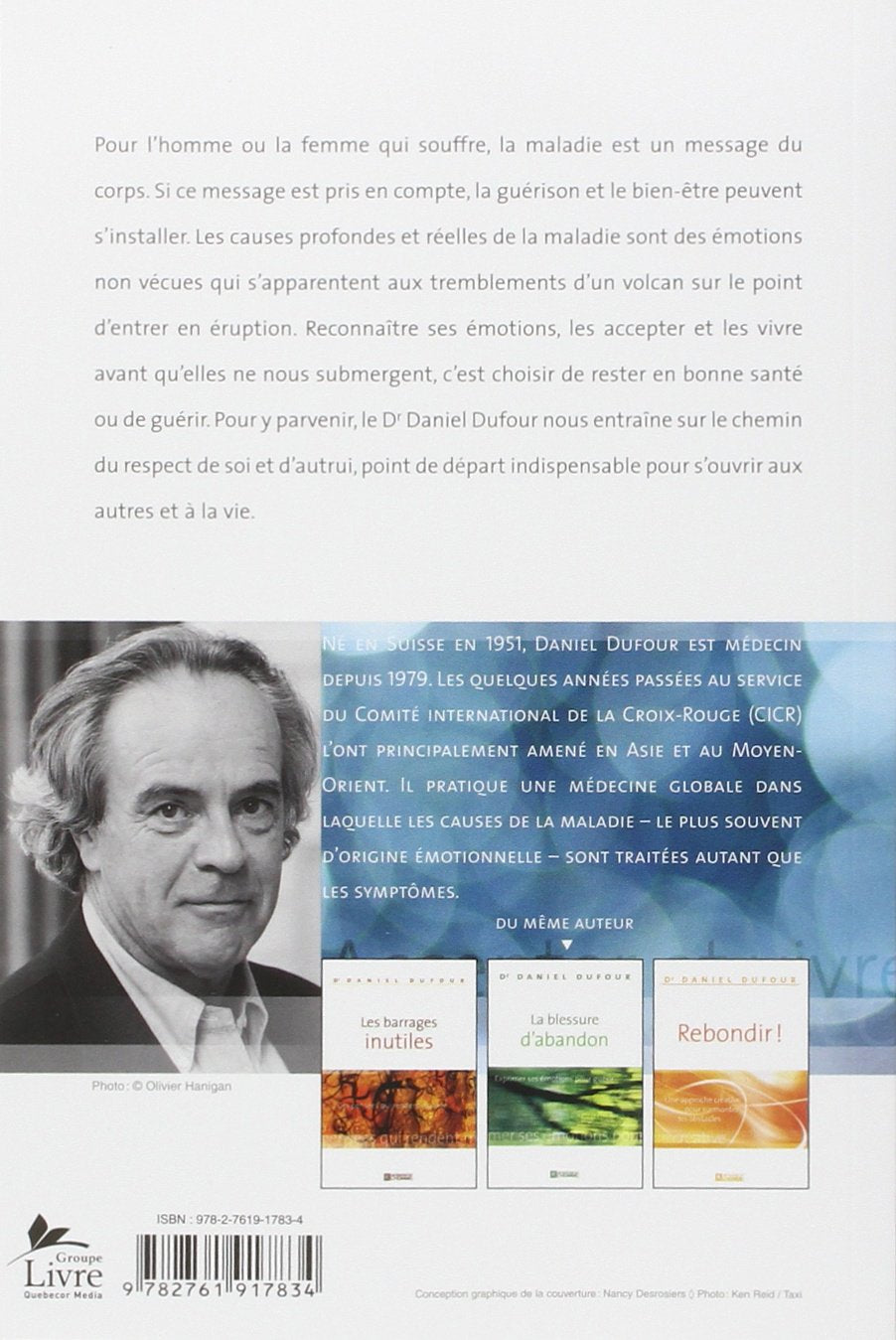 Livre Les tremblements intérieurs : accepter et vivre ses émotions - Dr Daniel Dufour (Livre d'oc...