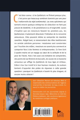 Livre Les québécois ne veulent plus draguer et encore moins séduire - Jean-Sébastien Marsan (Livr...