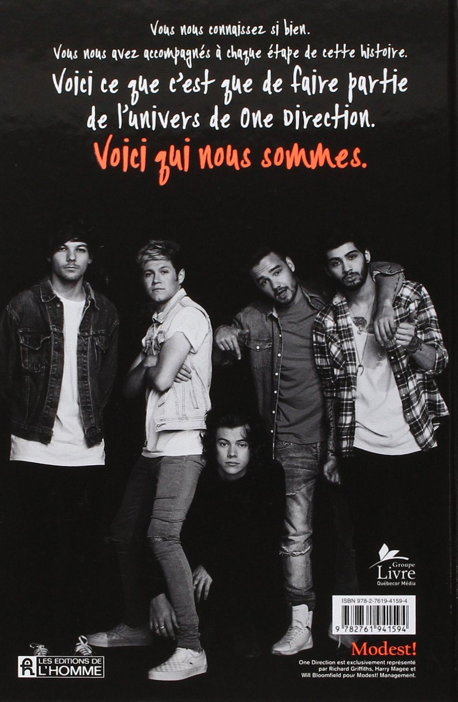 Livre Qui nous sommes - One Direction: Notre autobiographie (One Direction) (Livre d'occasion) -...
