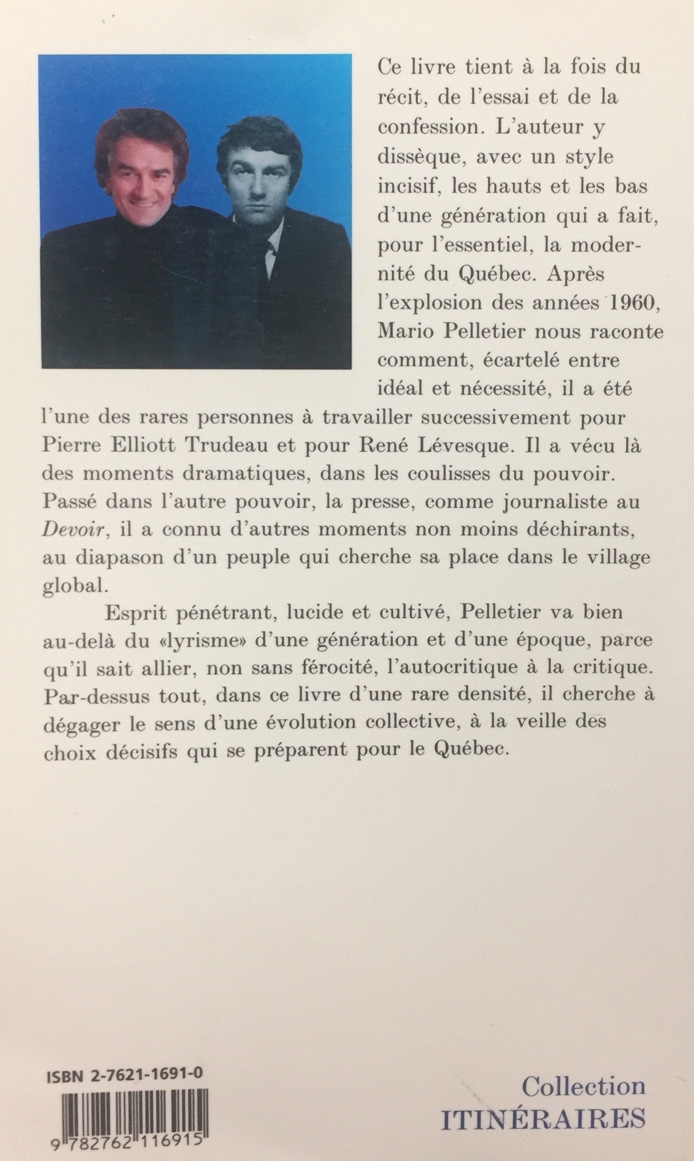 Livre La traversée des illusions - Mario Pelletier (Livre d'occasion) - ISBN 2762116910