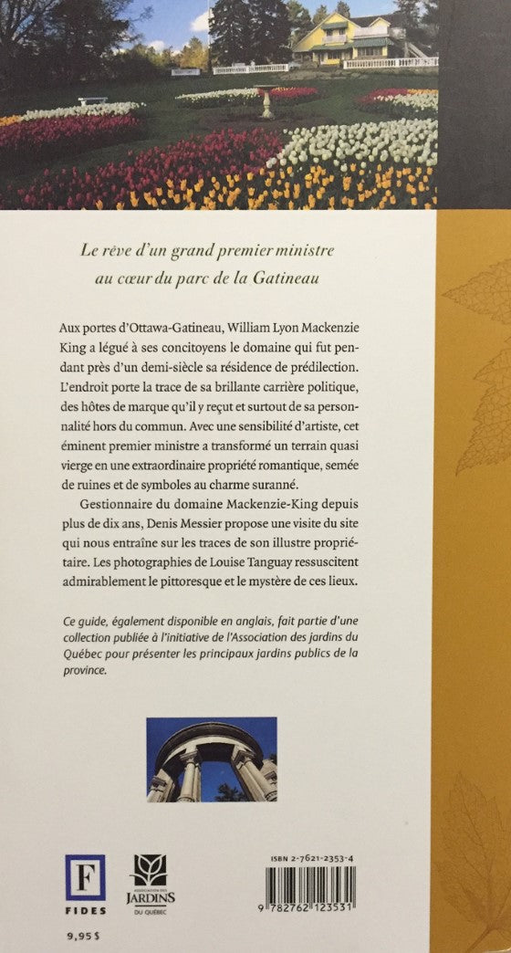 Livre Domaine Mackenzie-King - Denis Messier (Livre d'occasion) - ISBN 2762123534