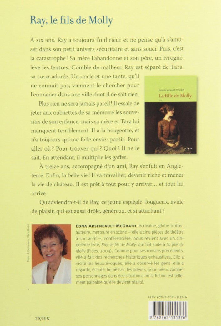 Livre Ray, le fils de Molly - Edna Arseneault-McGrath (Livre d'occasion) - ISBN 2762131375