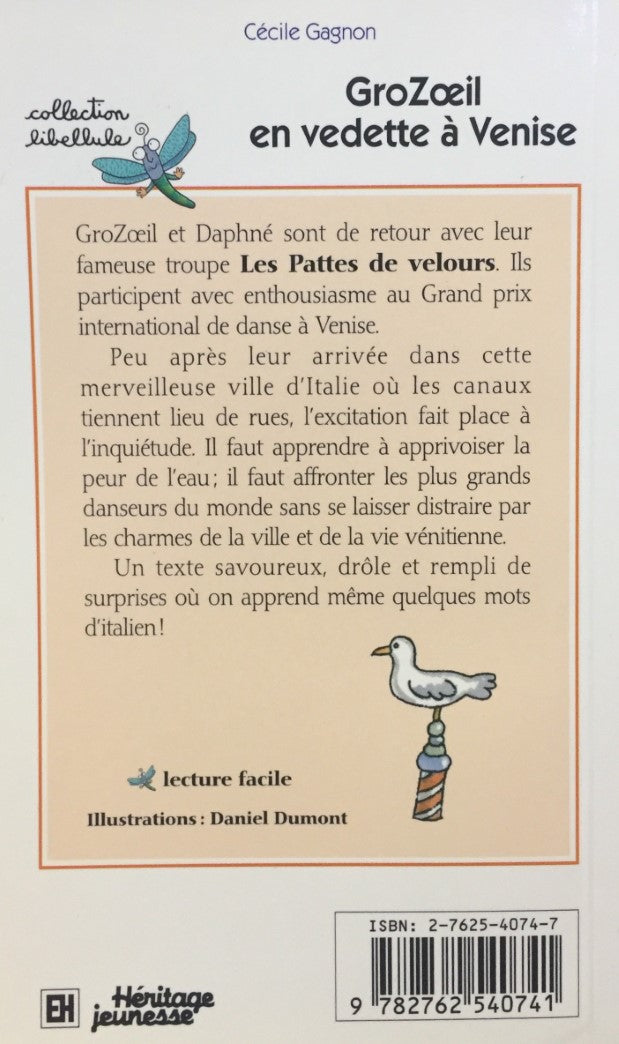 Livre Grozoeil en vedette à Venise - Cécile Gagnon (Livre d'occasion) - ISBN 2762540747