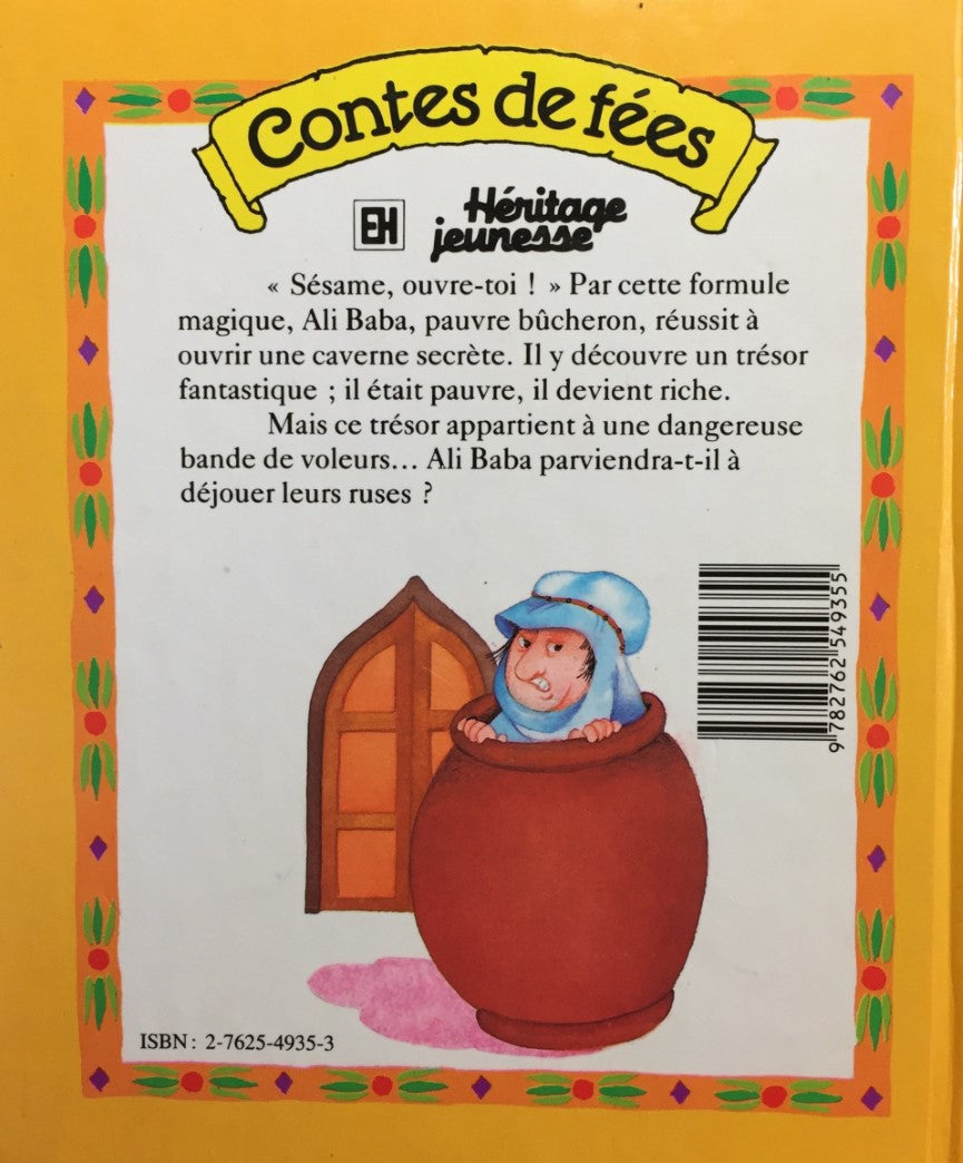 Livre Ali Baba et les quarante voleurs (Livre d'occasion) - ISBN 2762549353