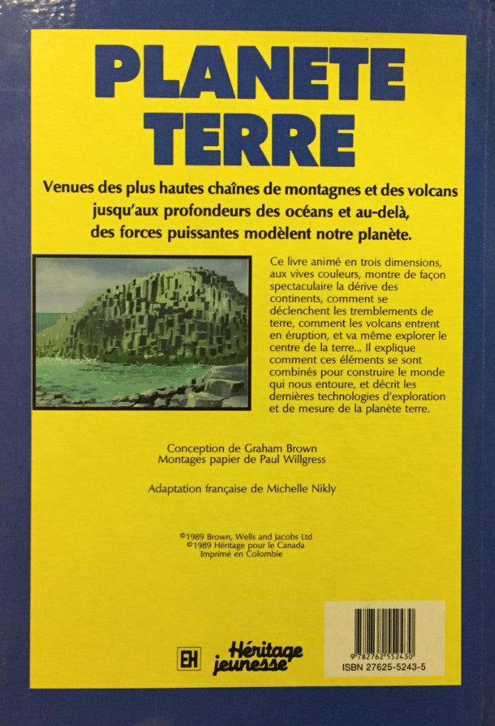 Livre Le grand livre animé de la planète Terre (Livre d'occasion) - ISBN 2762552435