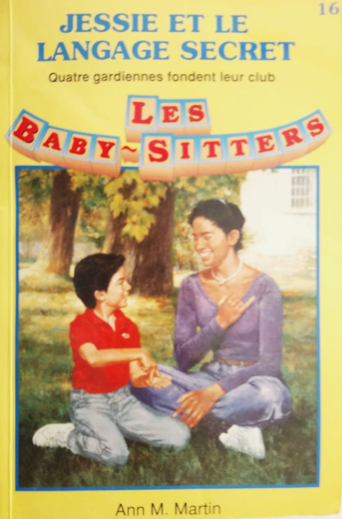 Livre Jessie et le langage secret - Ann M. Martin (Livre d'occasion) - ISBN 2762567645