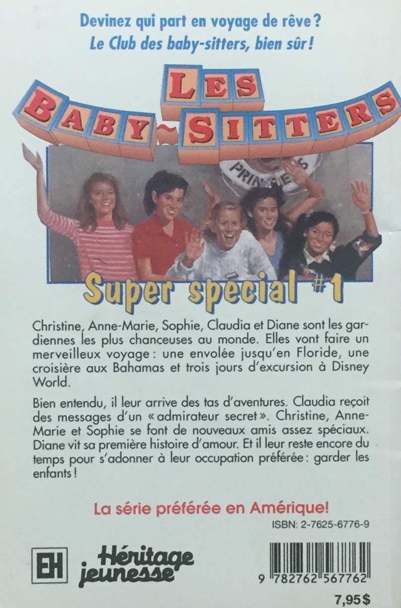 Livre Les Baby-Sitters en croisière ! - Ann M. Martin (Livre d'occasion) - ISBN 2762567769