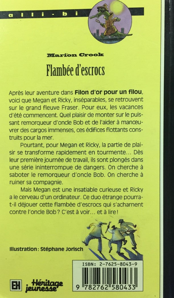 Livre Flambée d'escrocs - Marion Crook (Livre d'occasion) - ISBN 2762580439