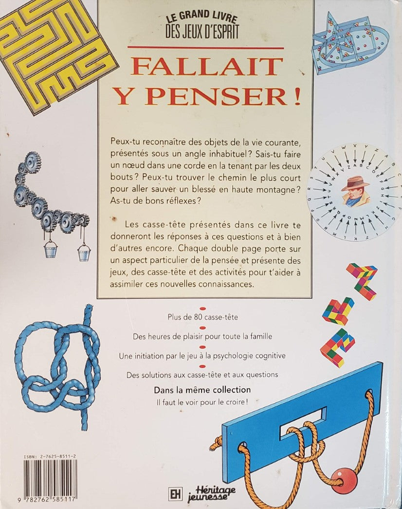 Livre Fallait y penser ! : Activités et casse-tête pour toute la famille (Livre d'occasion) - ISB...