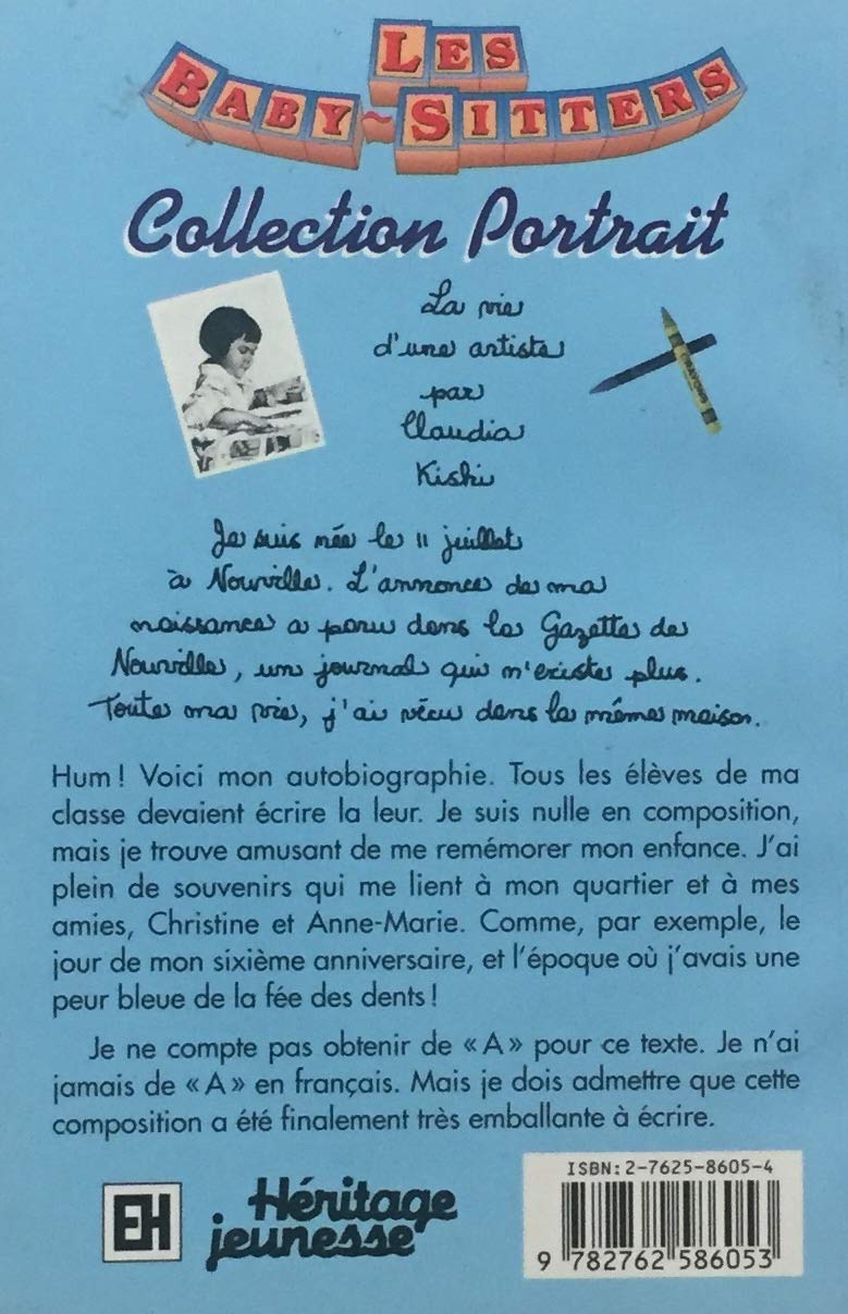 Livre Claudia se raconte - Ann M. Martin (Livre d'occasion) - ISBN 2762586054