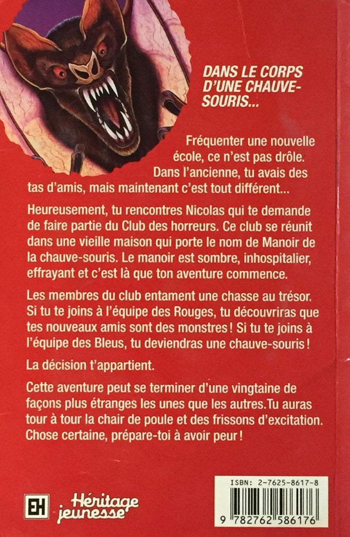 Chair de Poule EXTRA # 3 : Le manoir de la chauve-souris (R.L. Stine)