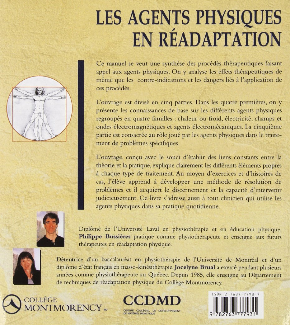 Livre Agents physiques en réadaptation : Théorie et pratique - Philippe Bussières (Livre d'occasi...
