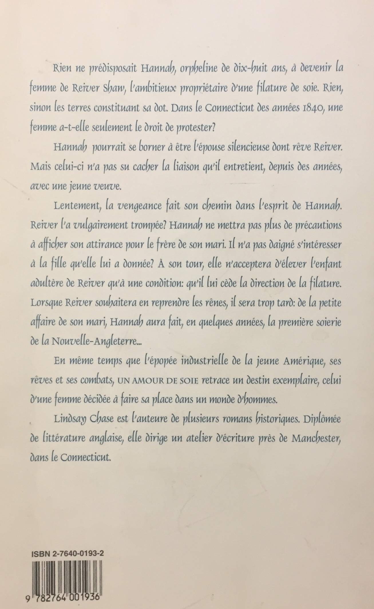 Livre Un amour de soir - Lindsay Chase (Livre d'occasion) - ISBN 2764001932
