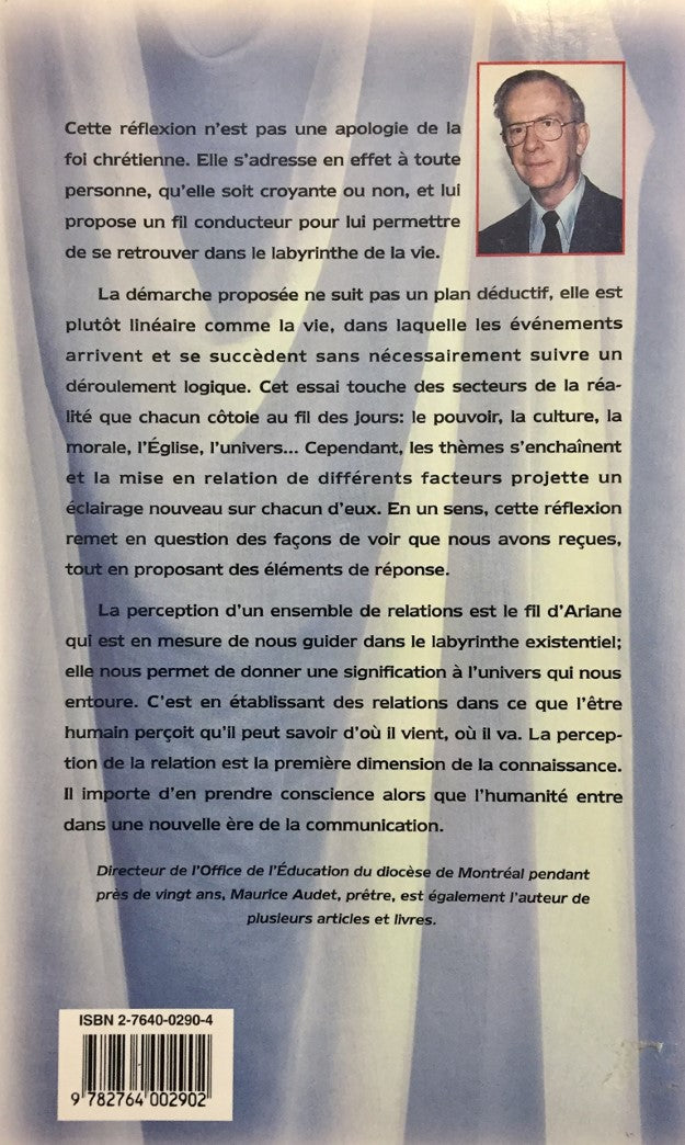 Livre Le fils d'Ariane - Maurice Audet (Prêtre) (Livre d'occasion) - ISBN 2764002904