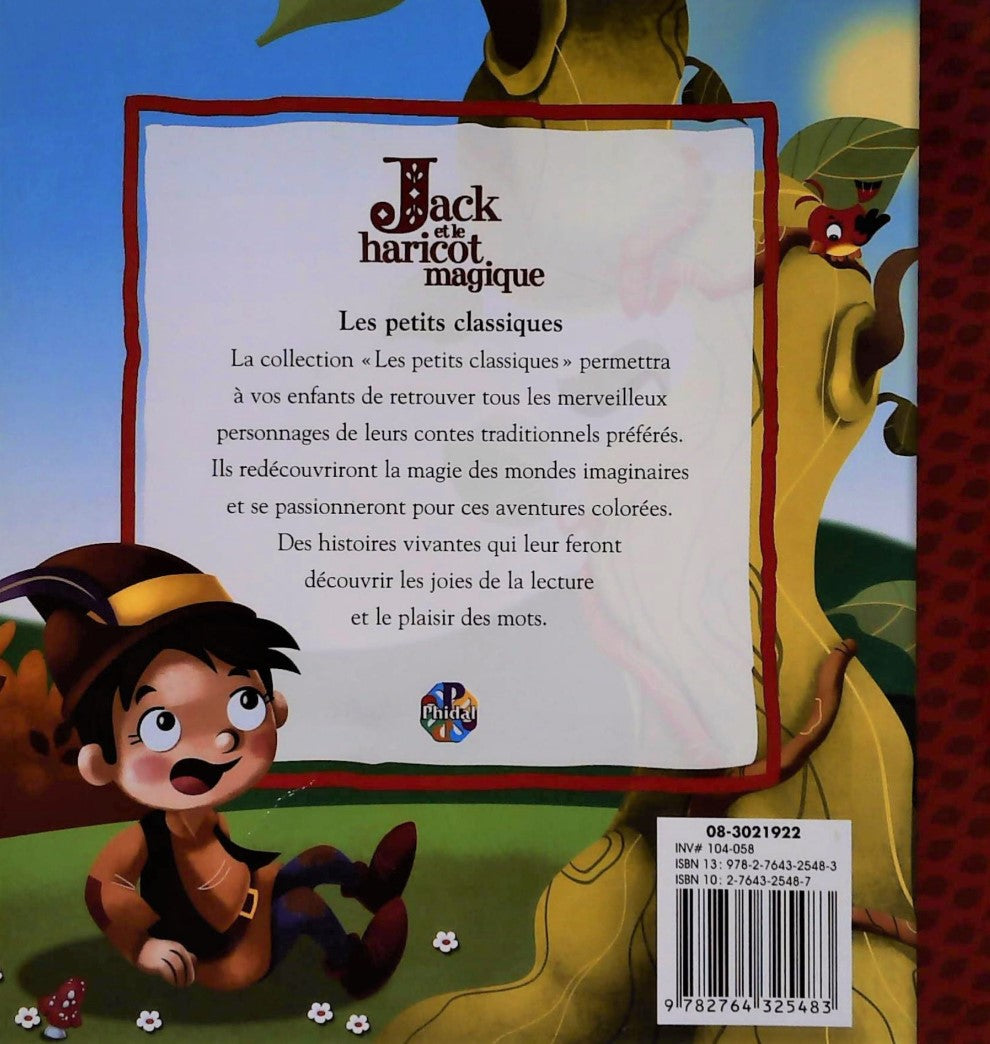 Livre Jack et le haricot magique - Collectif (Livre d'occasion) - ISBN 2764325487