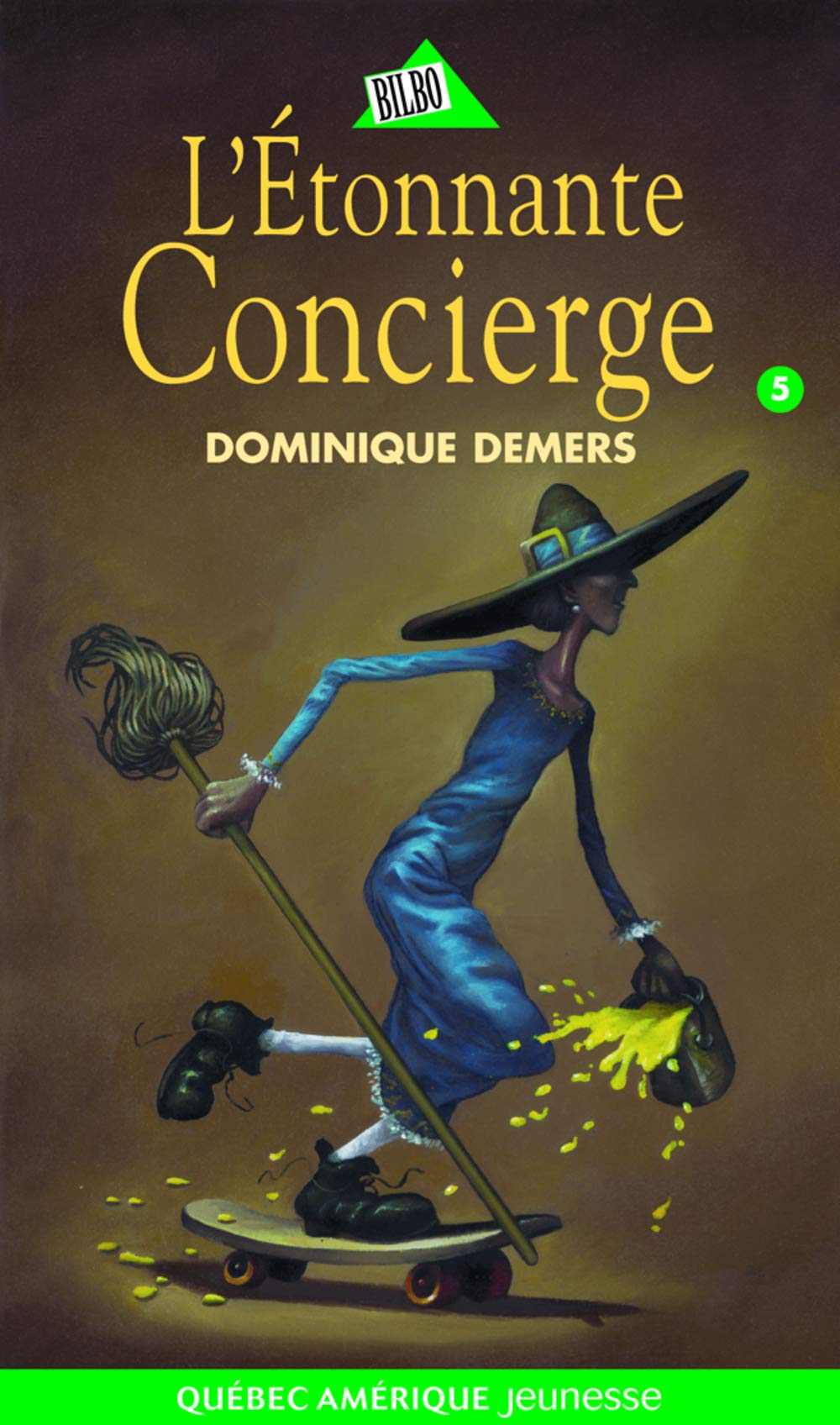 Livre ISBN 2764403844 Bilbo Jeunesse # 139 : Charlotte # 5 : L'étonnante concierge (Dominique Demers)