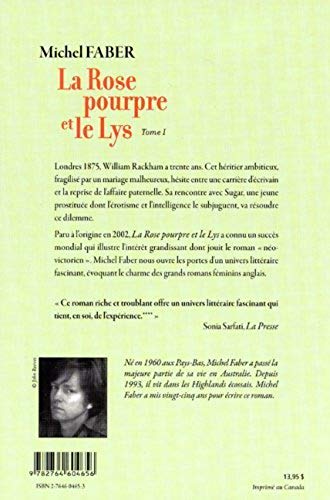 Livre La rose pourpre et le lys (Michel Faber) (Livre d'occasion) - ISBN 2764604653