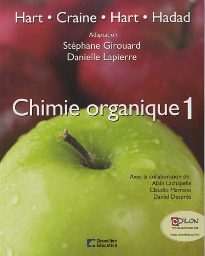 Livre Chimie organique 1 - Collectif (Livre d'occasion) - ISBN 2765015198
